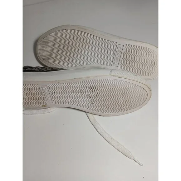 GBG GUESS Women's Signature Brown Blue Sneakers Low Top Lace Up 7.5 GGMEEKIE - Picture 6 of 7